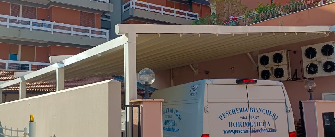 Pergola retrattile motorizzata